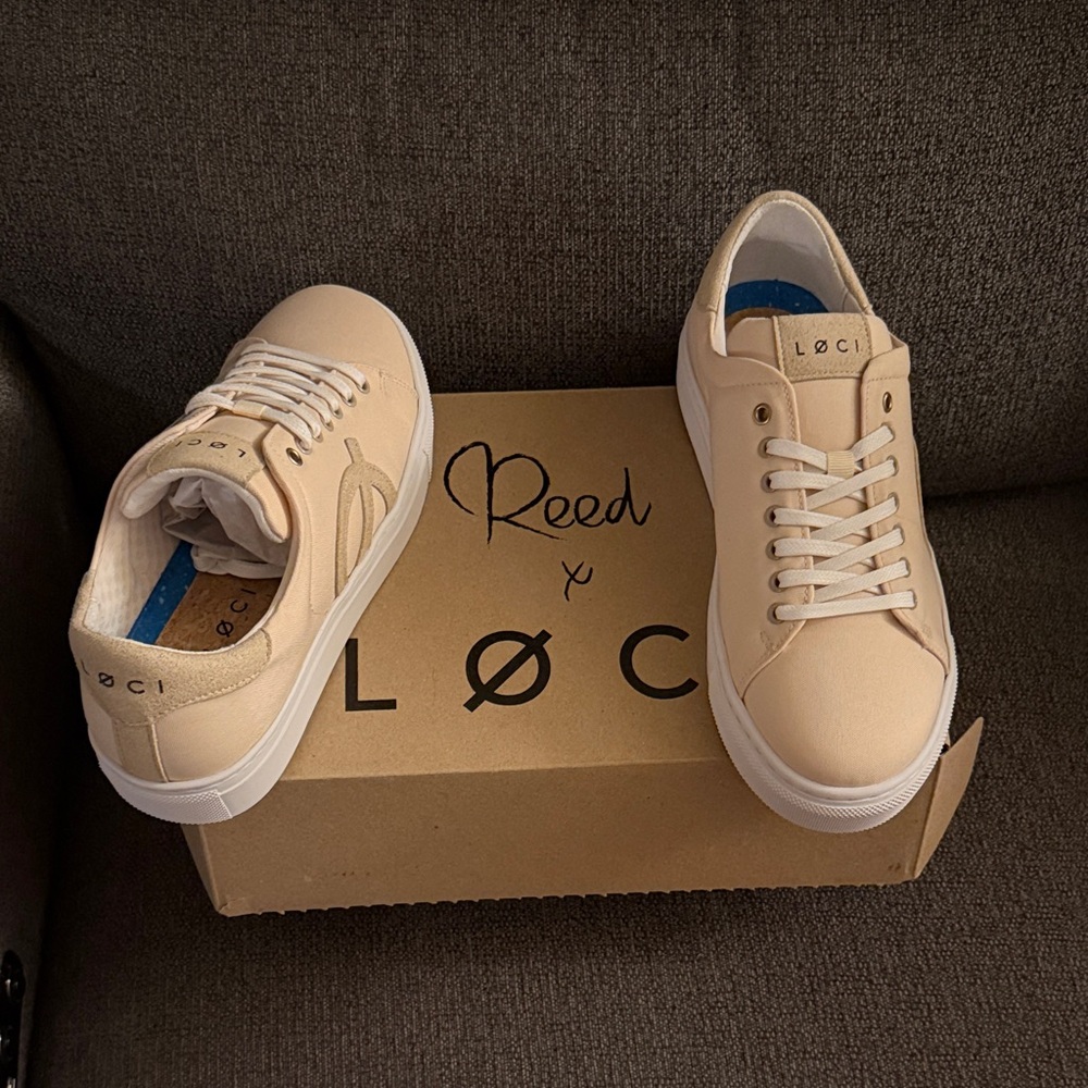 Women's Cream Sneakers
